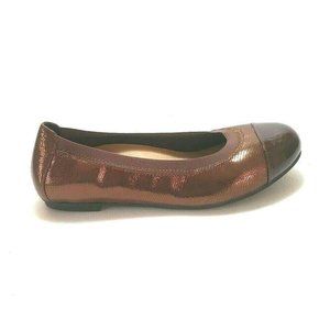 Vionic Women’s Allora Ballet Flat Bronze Brown Liz